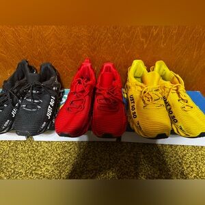 Colorful Athletic Sneakers Trio
